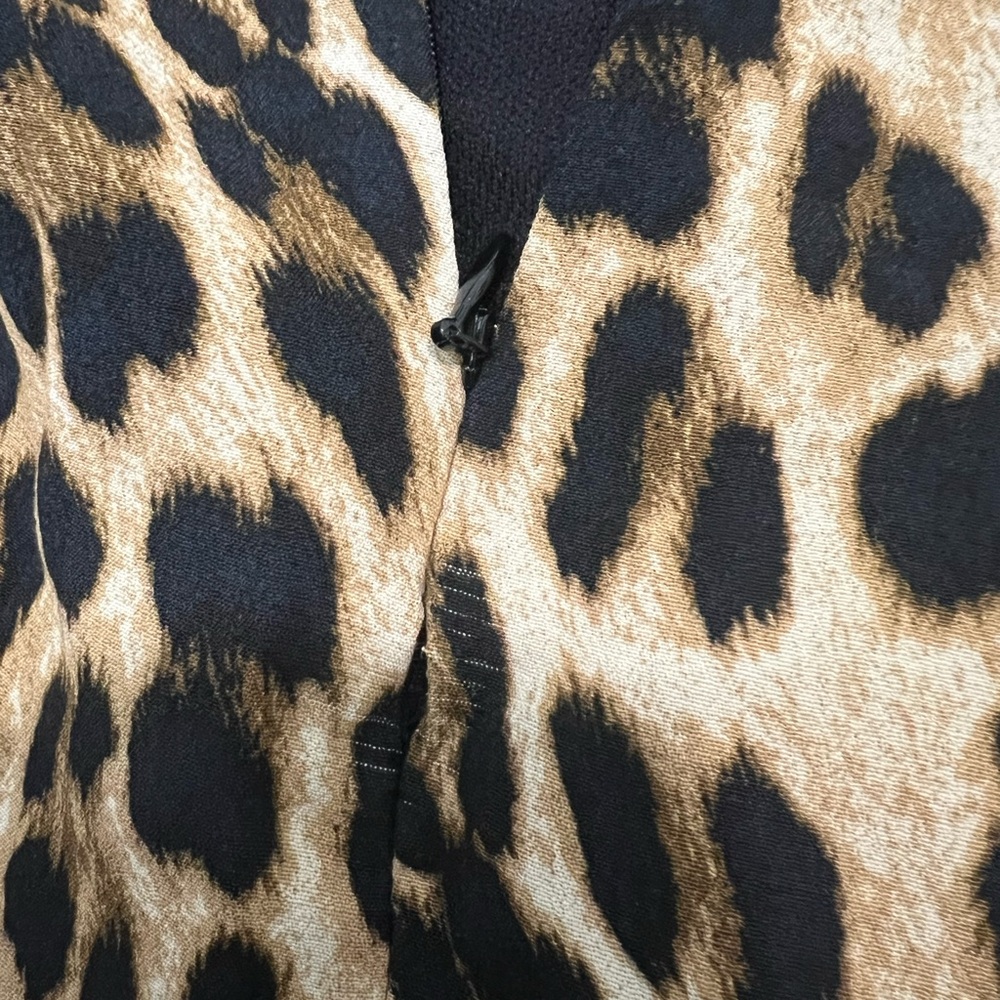 NWT ZARA ANIMAL PRINT DRESS ZW COLLECTION 3201/140 LEOPARD WOMEN LARGE - Picture 14 of 14